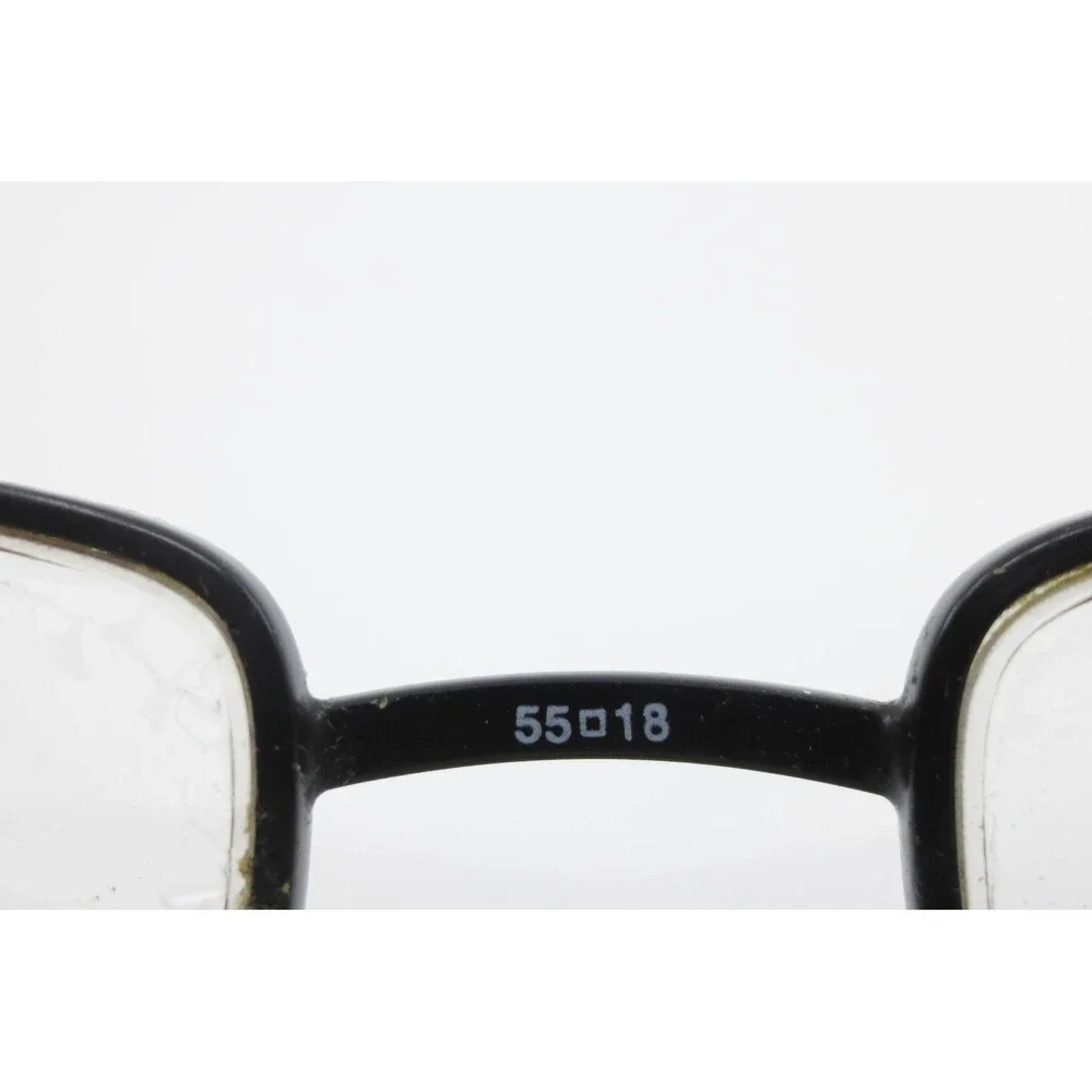 Joseph Abboud JA4023 001 Black Rectangular Semi-Rimless Eyeglasses 55-18-145